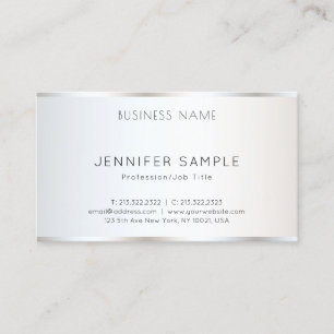 Carte De Visite Personnalisé Moderne Élégant Modèle simple Best