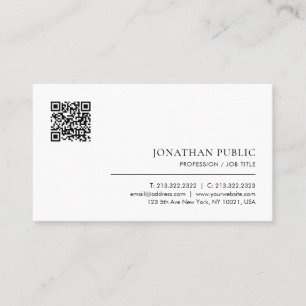 Carte De Visite Personnalisé Moderne Modèle Professionnel Élégant 