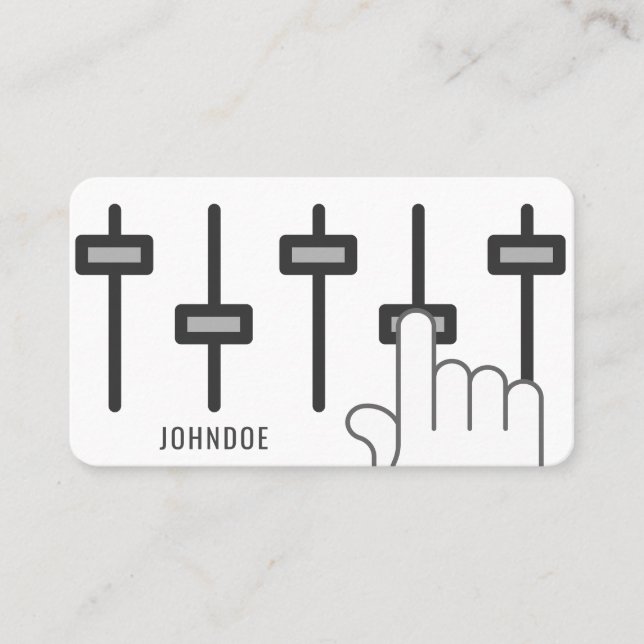 Carte de visite personnalisé pour les ingénieurs a (Devant)