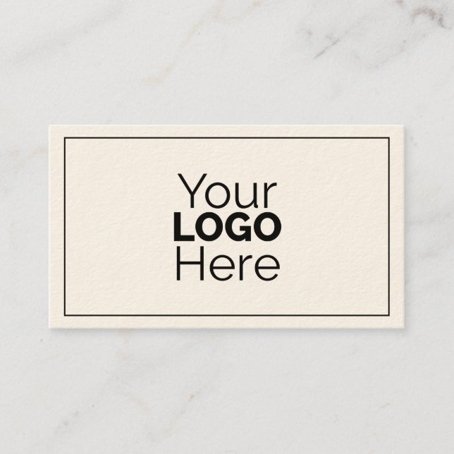 Carte de visite personnalisé Premium Eggshell (Devant)