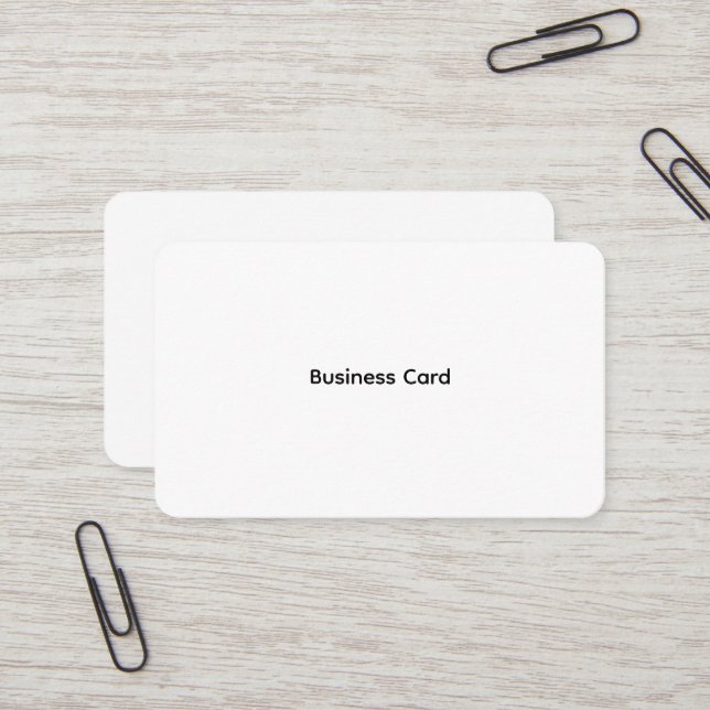 Carte De Visite Personnalisé Professionnel  (Devant/Arrière en situation)