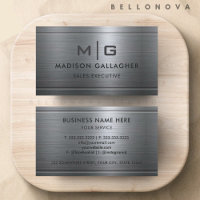 Personnalisé Silver Grey Metal Professional