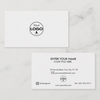 Carte de Visite Personnalisée | Icônes de Logo Mod