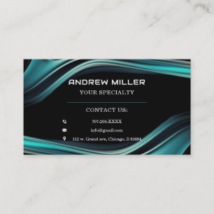Carte de visite personnalisée pour fondateur de mo