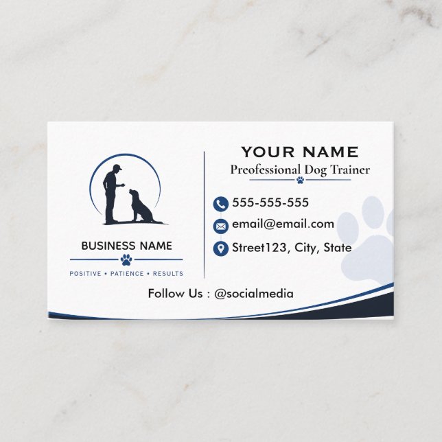 Carte de visite personnalisée pour la formation ca (Devant)