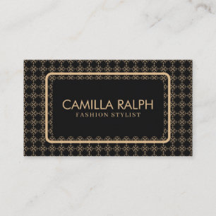 Carte de visite personnalisée pour styliste de mod