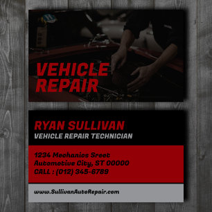 Carte de visite personnalisée pour technicien de r