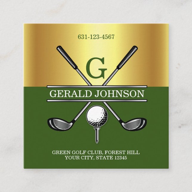 Carte de visite personnalisée simple élégante dégr (Devant)