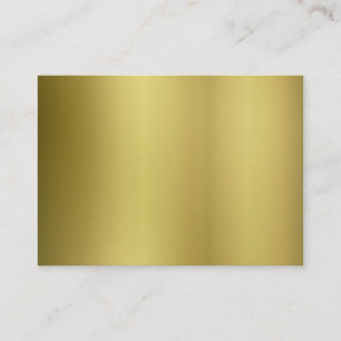 Carte De Visite Personnaliser de dos de modèle d'or