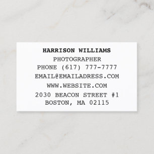 Carte De Visite Personnaliser personnaliser minimaliste élégant