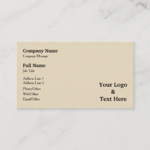 Carte De Visite Personnaliser votre propre logo et votre propre te