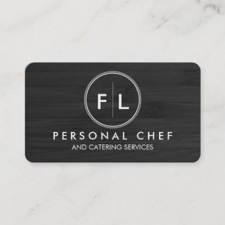 Carte de visite personnel de chef/restauration de