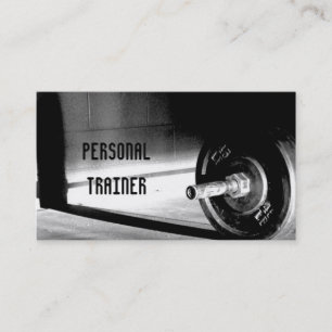 Carte de visite personnel d'entraîneur