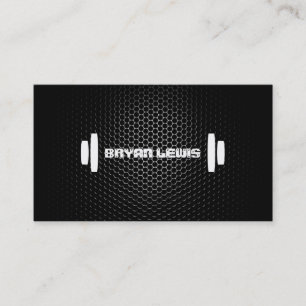 Carte de visite personnel moderne d'entraîneur