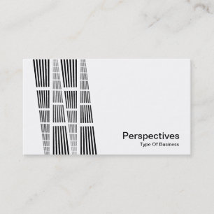 Carte De Visite Perspectives v2 - Noir et blanc