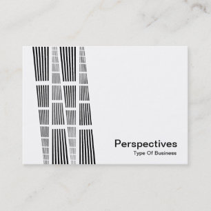 Carte De Visite Perspectives v2 - Noir et blanc