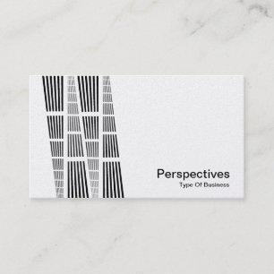 Carte De Visite Perspectives v2 - Noir et Blanc (Platine)