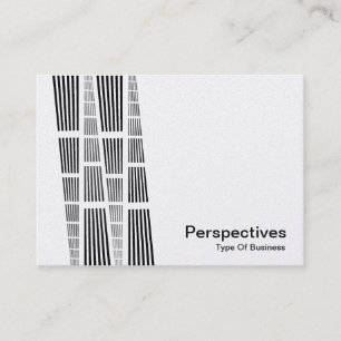 Carte De Visite Perspectives v2 - Noir et Blanc (Platine)