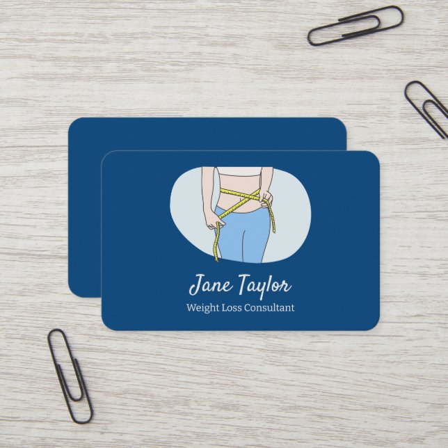 Carte De Visite Perte de poids (Devant/Arrière en situation)