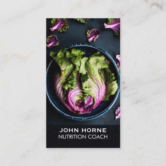 Carte De Visite Perte de poids Consultant Diététicien Entraîneur e (Devant)