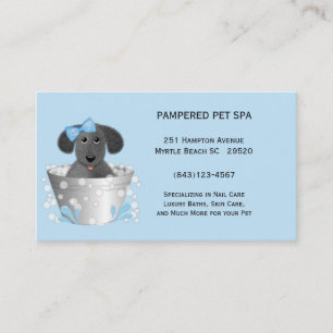 Carte de visite Pet Groomer
