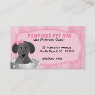Carte de visite Pet Groomer