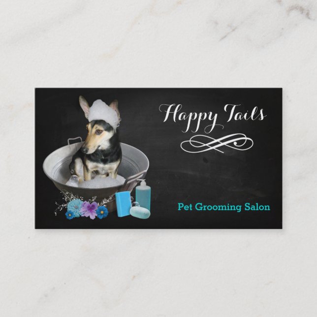Carte De Visite Pet Grooming Salon (Devant)