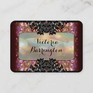 Carte De Visite Pétale 2,5" de Vermothe professionnel de perle