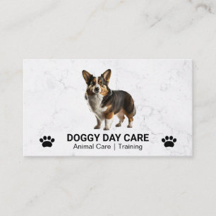 Carte De Visite Petit chien mignon   Services animaux