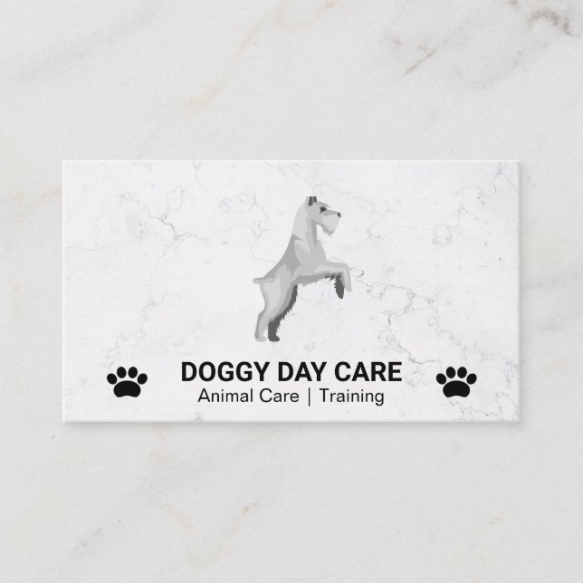Carte De Visite Petit chien | Poches de chien | Services animaux (Devant)