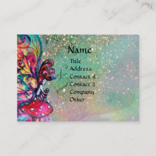 Carte De Visite Petit Elfe de Champignons