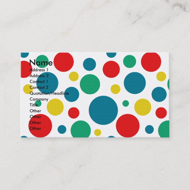 Carte De Visite Petit gâteau d'anniversaire - GoldenDoodle (Devant)