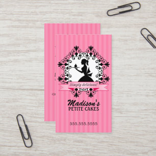 Carte De Visite Petit gâteau élégant
