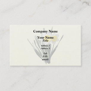 Carte De Visite Petit Narcisse Timide
