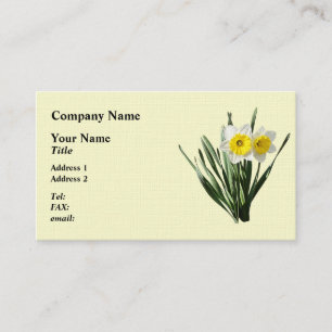 Carte De Visite Petit Narcisse Timide
