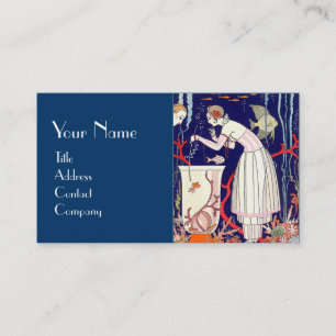 CARTE DE VISITE PETIT POISSON ÉTONNANT, AQUARIUM, MODE BEAUTÉ DÉCO