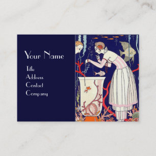 CARTE DE VISITE PETIT POISSON ÉTONNANT, AQUARIUMS, MODE BEAUTÉ DÉC