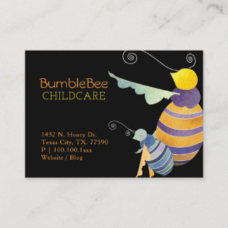 Carte De Visite Petites abeilles de miel