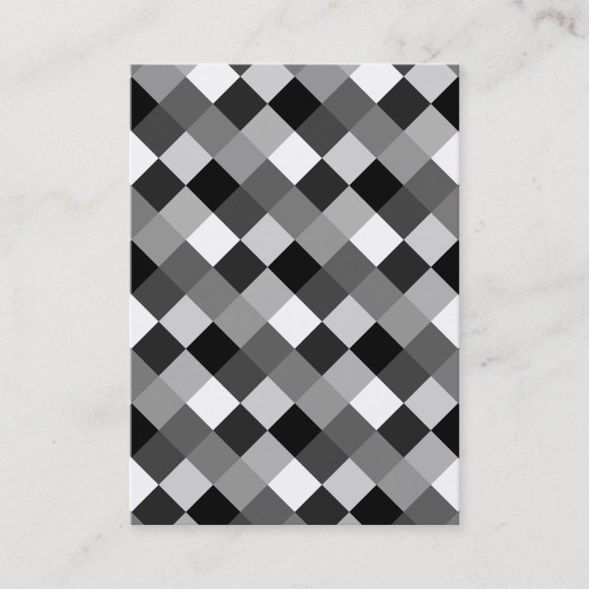 Carte De Visite Petites blocs monochromes (Devant)