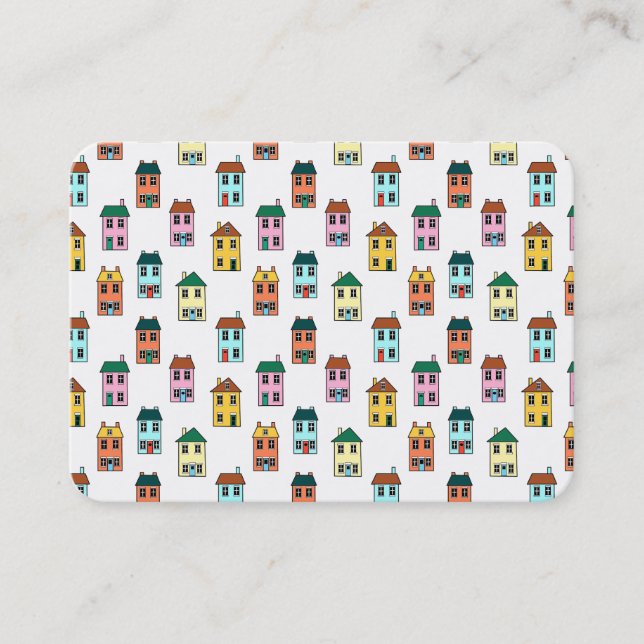 Carte De Visite Petites Maisons motif (Devant)
