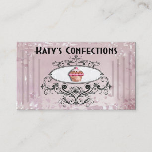 Carte De Visite Petits gâteaux mignons : Pâtisseries de fantaisi