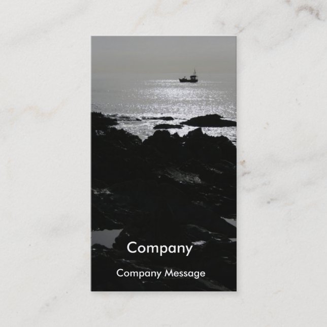 Carte De Visite Peu de bateau (Devant)