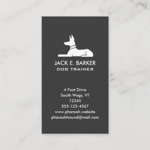 Carte De Visite Pharaoh Hound Vertical -> is not a text to be tra