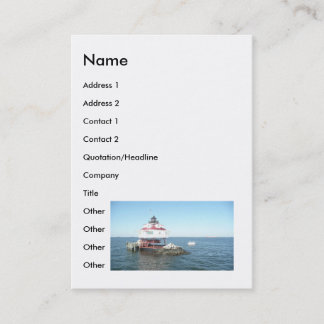 Carte De Visite Phare 9-7-08 de point de Thomas