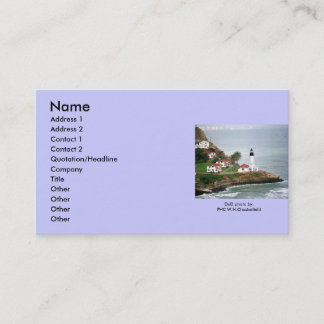 Carte De Visite Phare de Point Loma/San Diego, CA