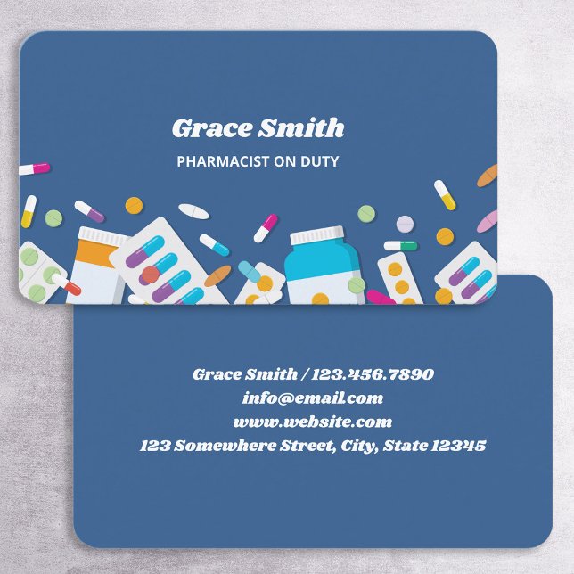 Carte De Visite Pharmaceutique (Pharmaceutical Business Cards)