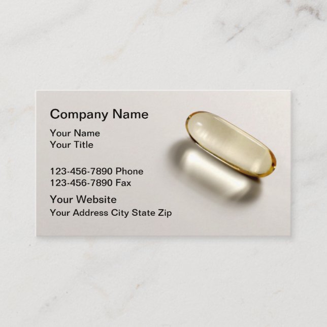 Carte De Visite Pharmacie et produits pharmaceutiques (Devant)