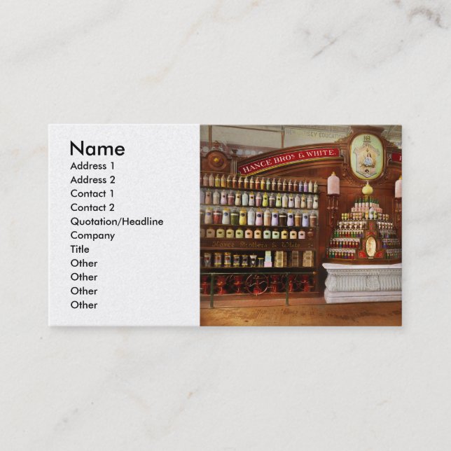 Carte De Visite Pharmacie - Flavor Kings 1876 (Devant)