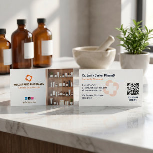 Carte De Visite Pharmacie Indépendante   Luxe Or 