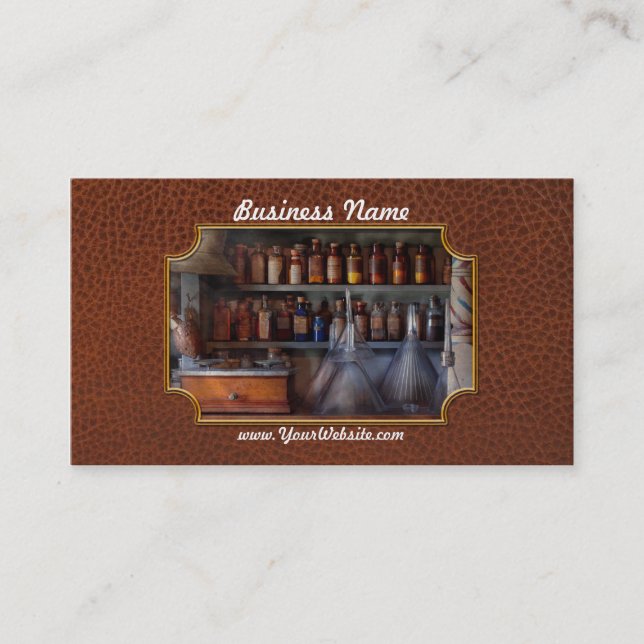Carte De Visite Pharmacie - le maître de beaucoup commerce (Devant)